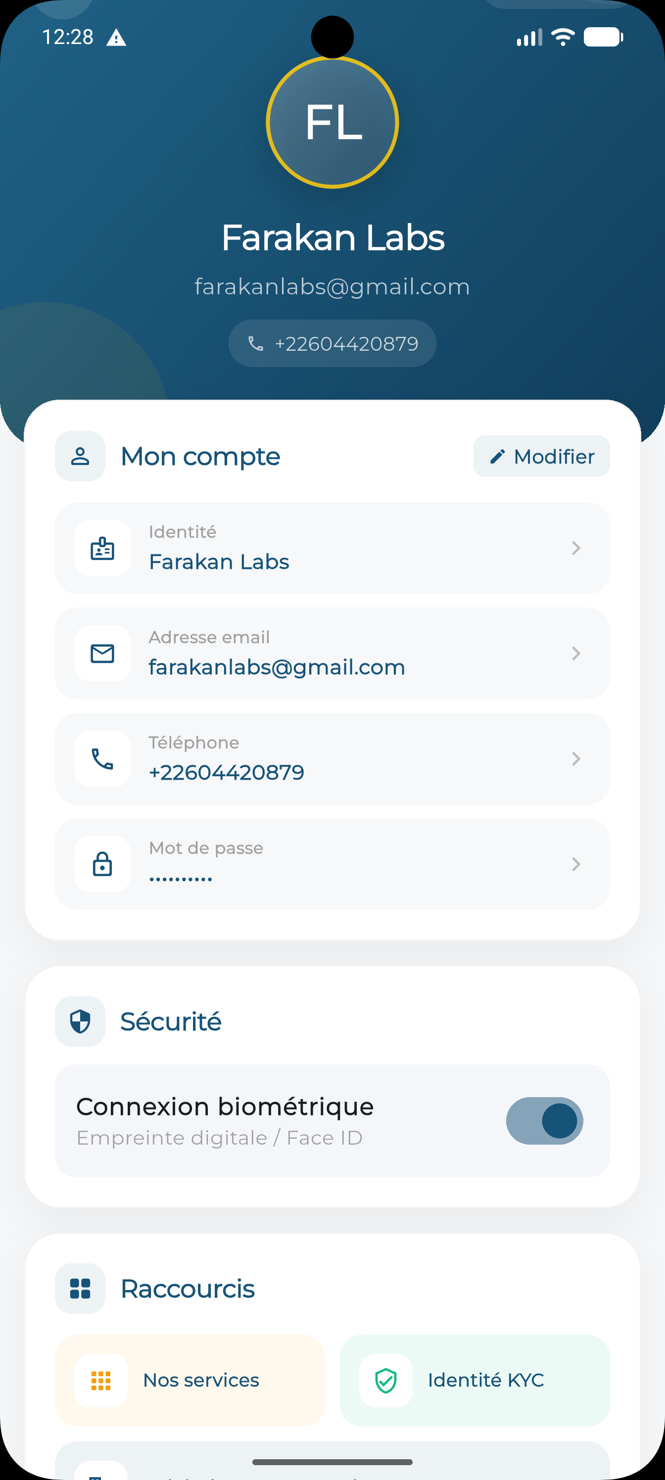 Tableau de bord de l'application PengMe - Suivi des avances sur salaire